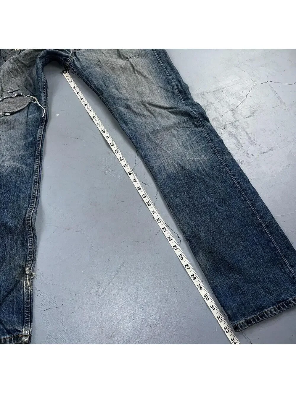 Levis 501 Vintage Y2K XX Straight Leg Jeans Blue Light Wash 34x34 Act 33x33
